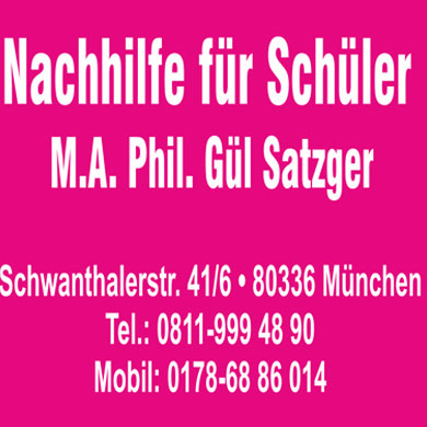 Nachhilfe Satzger